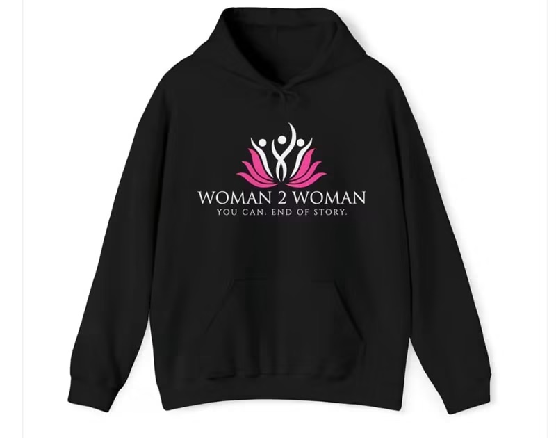 WOMAN 2 Woman Sweatshirt BLK