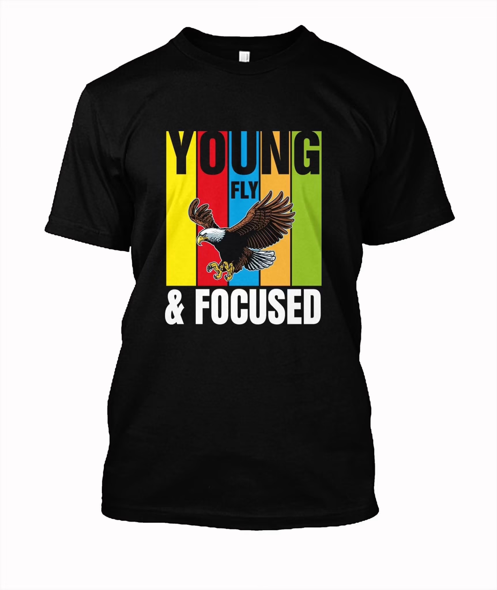 YOUNG-FLY-and-FOCUSED-BLK T-Shirt